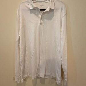 Lands' End Classic White Polo Shirt New without tags